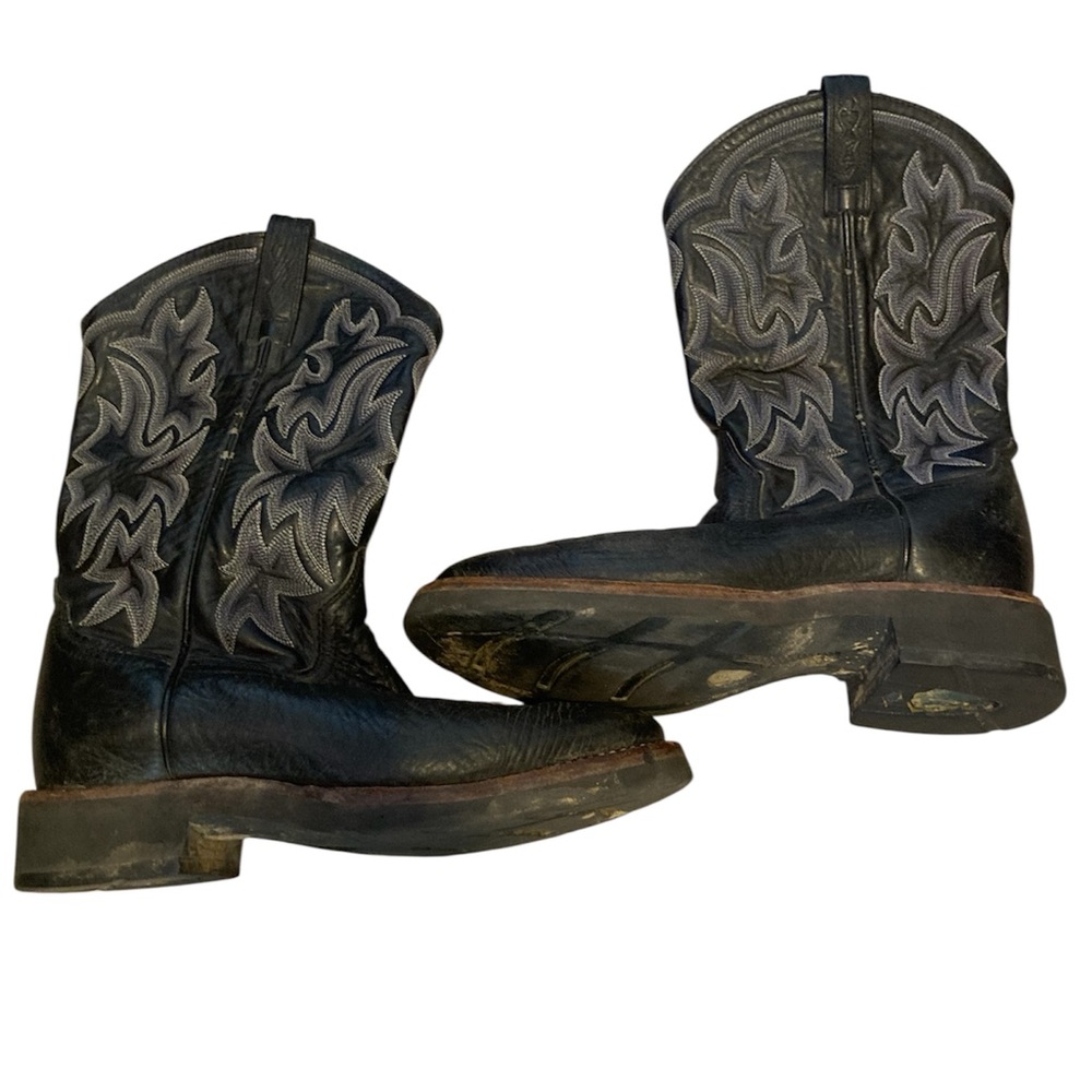 Ariat WomenBlack Western Cowboy Leather Boots style #17605 Size 8B